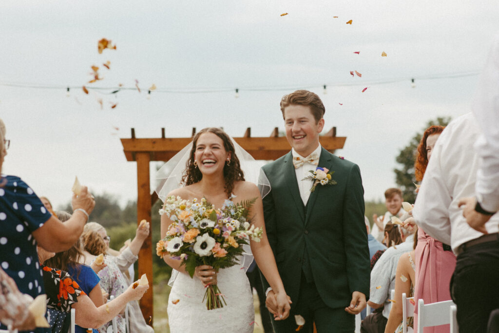 Wedding Ceremony at Sage & Solace Wedding Venue in Langley, BC