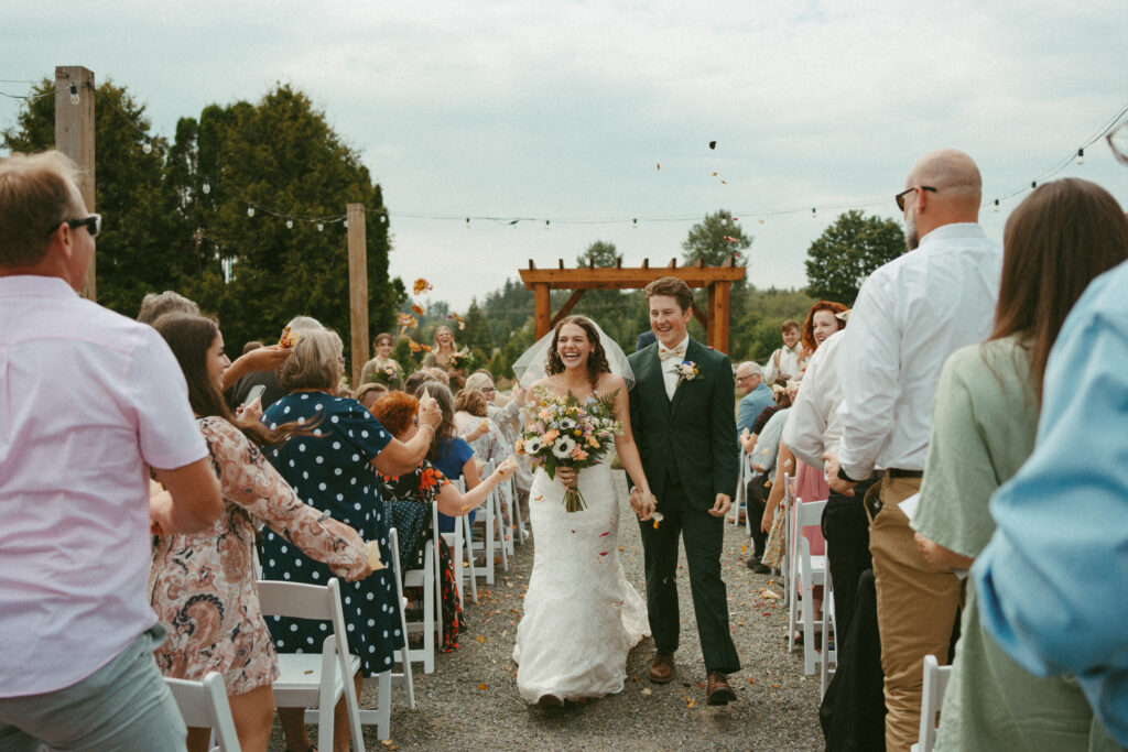 Wedding Ceremony at Sage & Solace Gravel Area