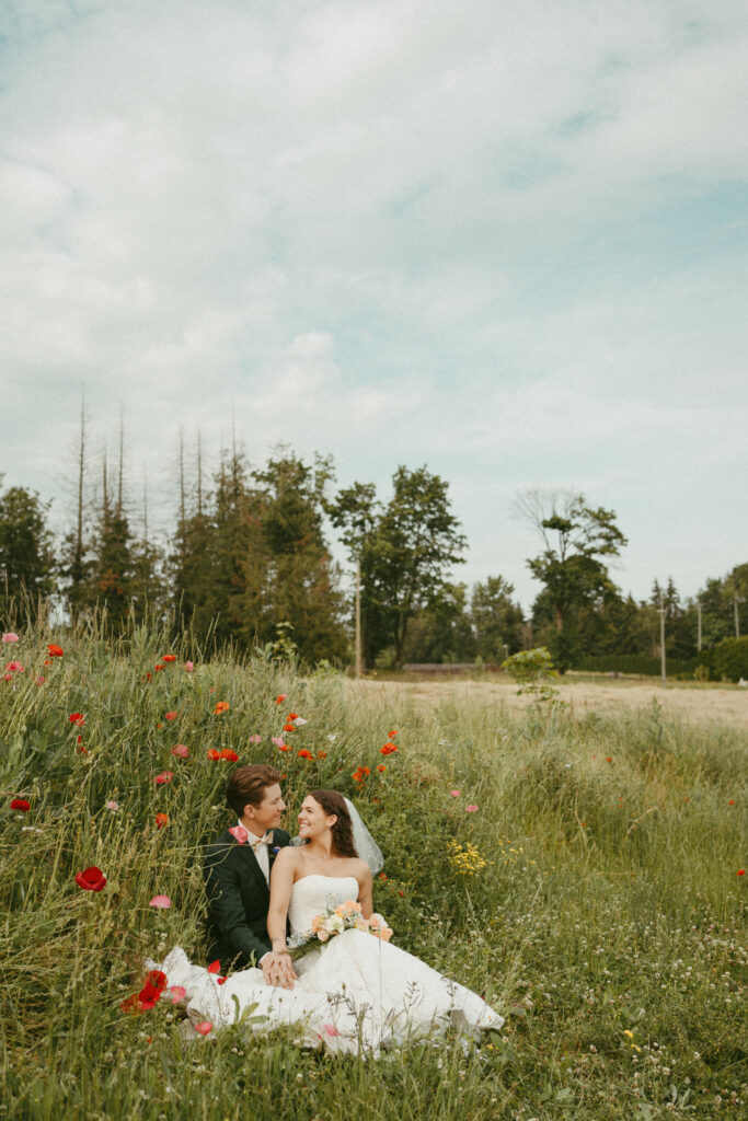 Bridal Portraits in the Garden at Sage & Solace Wedding Venue 