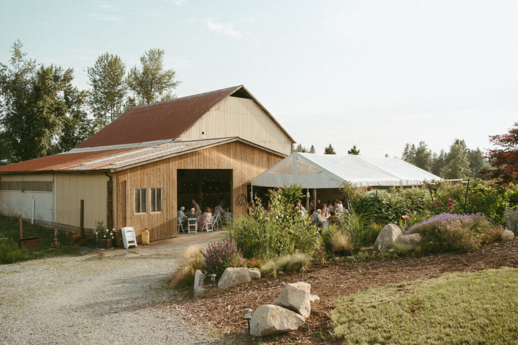 Reception Barn at Sage & Solace Wedding Venue