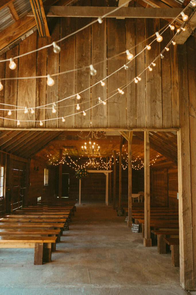 ceremony barn at Estate 248