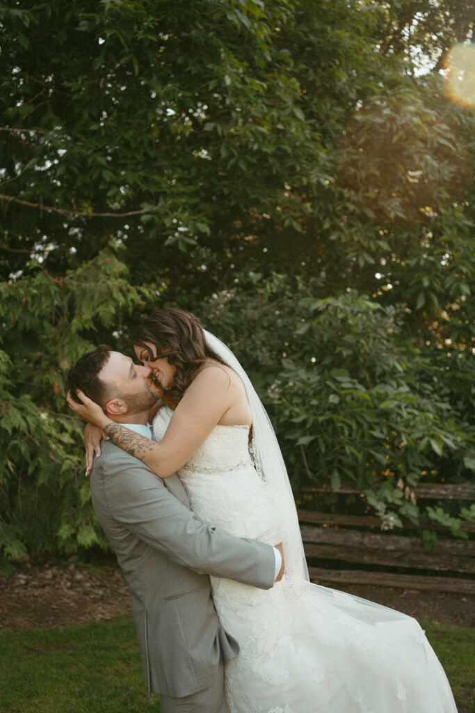 bridal couple portraits at Estate 248