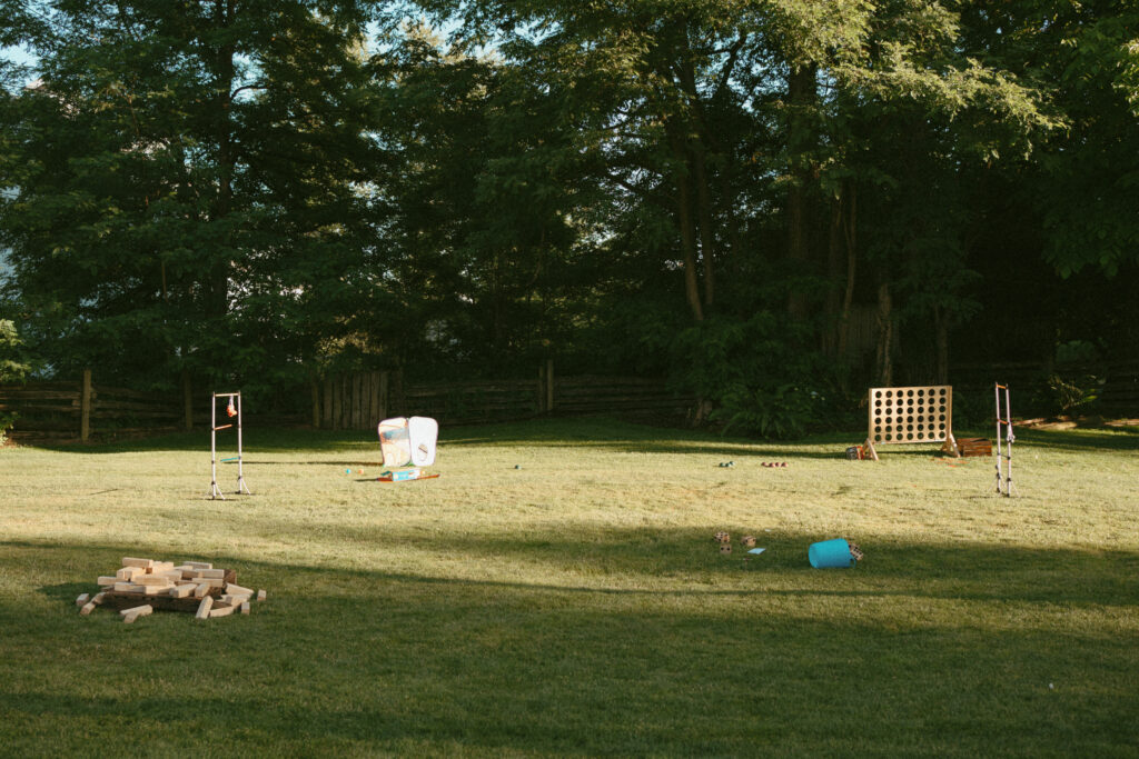 lawn games at Estate 248