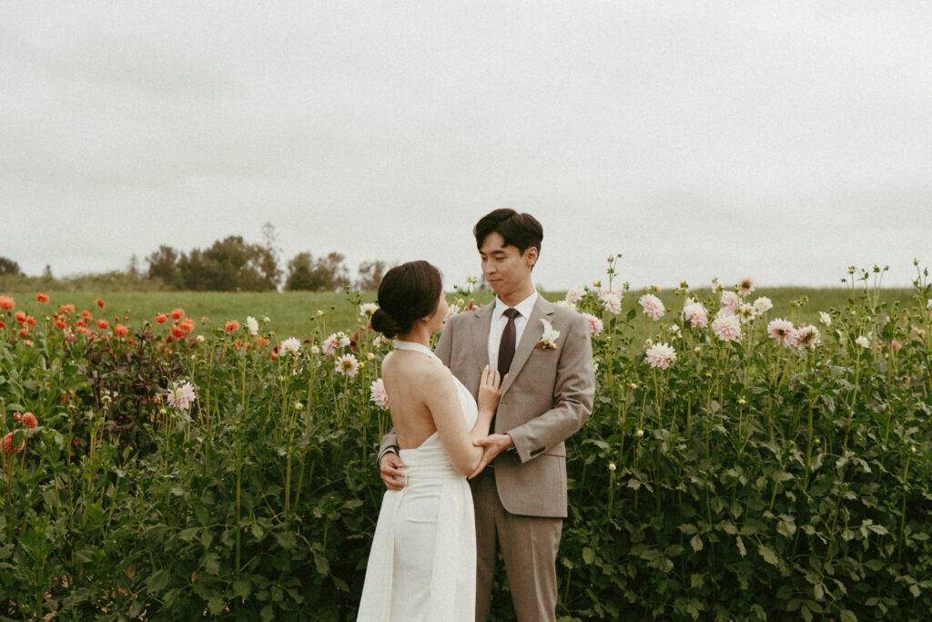 Bridal Portraits in the Garden at Sage & Solace Wedding Venue 