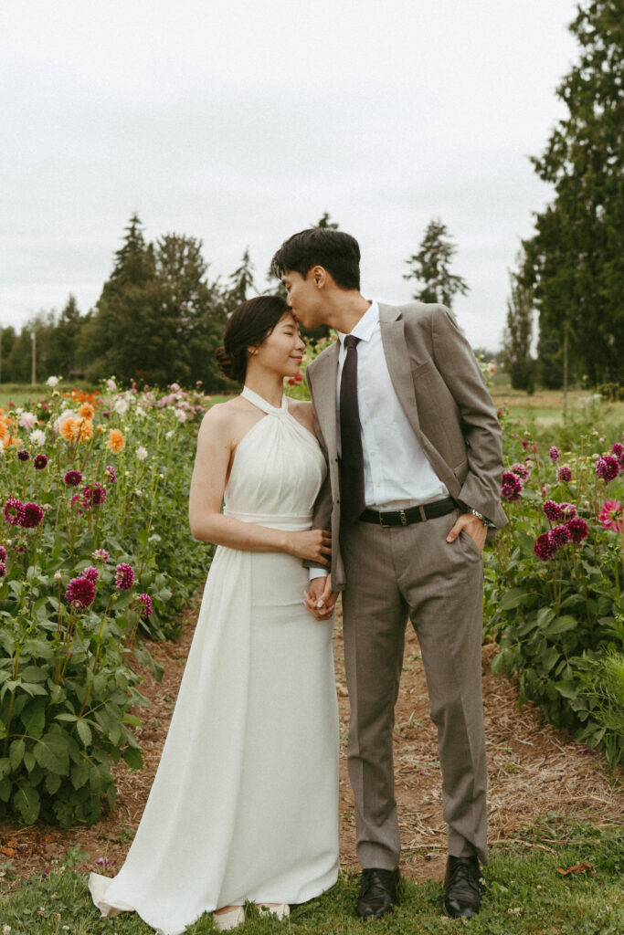 Bridal Portraits in the Garden at Sage & Solace Wedding Venue 